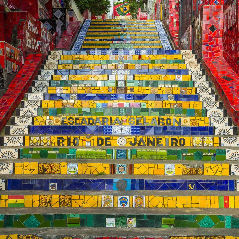 Escalera Selarón en Lapa